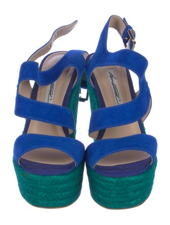 Brian Atwood Suede Espadrilles