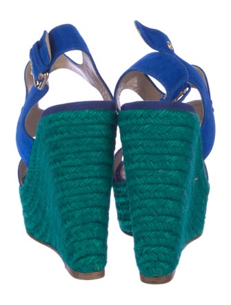 Brian Atwood Suede Espadrilles