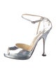 Brian Atwood Patent Leather Printed D'Orsay Pumps