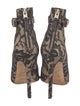 Brian Atwood Lace Printed Sandals