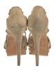 Brian Atwood Suede Studded Accents D'Orsay Pumps
