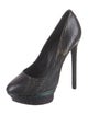 Brian Atwood Snakeskin Animal Print Pumps