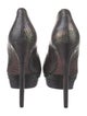 Brian Atwood Snakeskin Animal Print Pumps