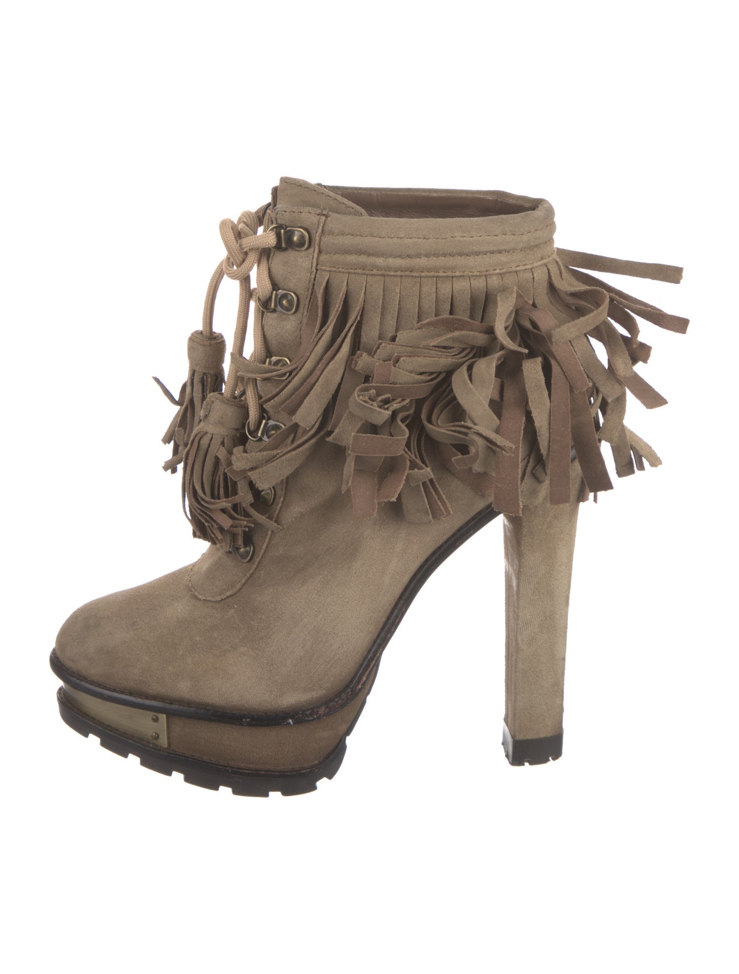 Brian Atwood Suede Rain Boots