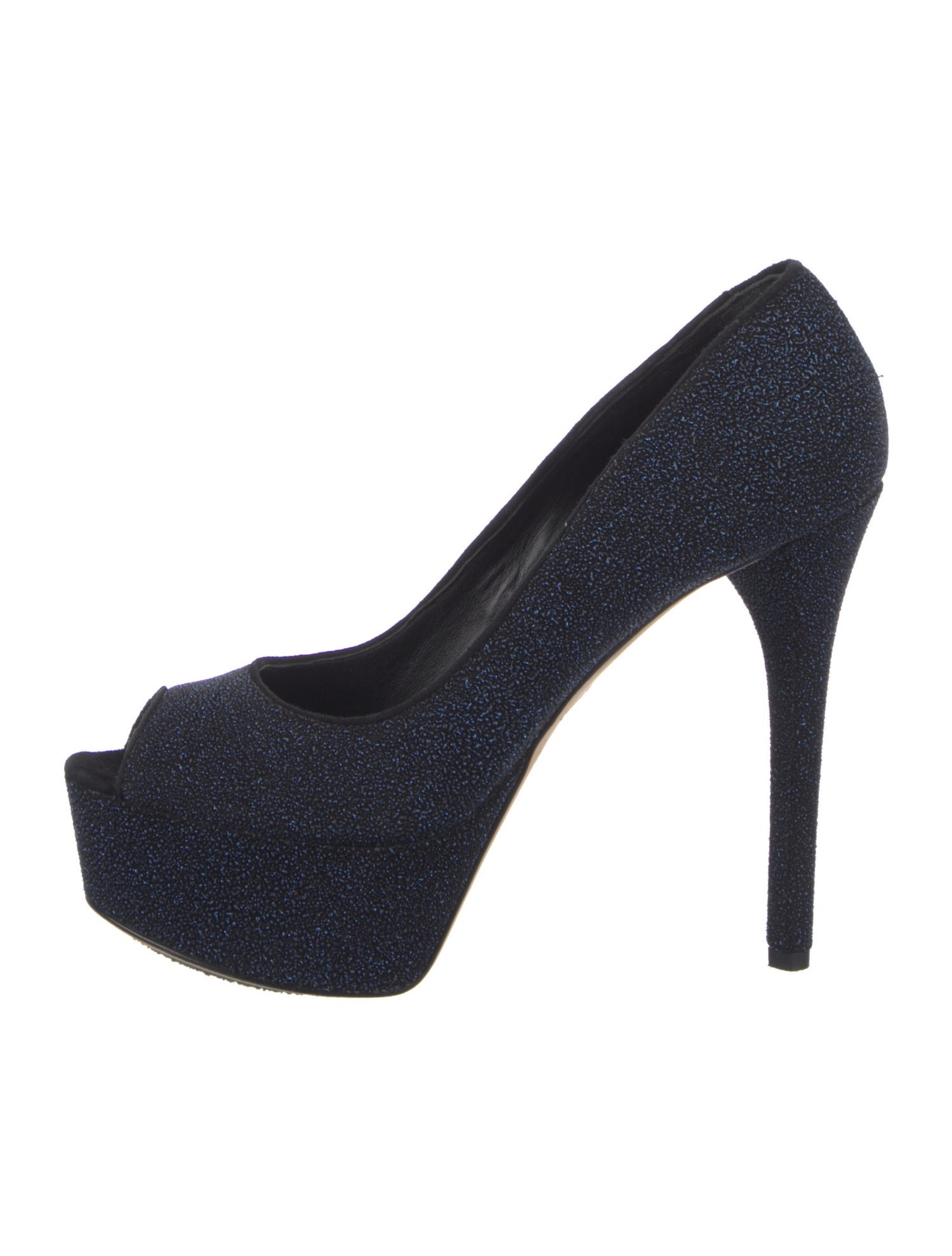 Brian Atwood Glitter Glitter Accents Pumps