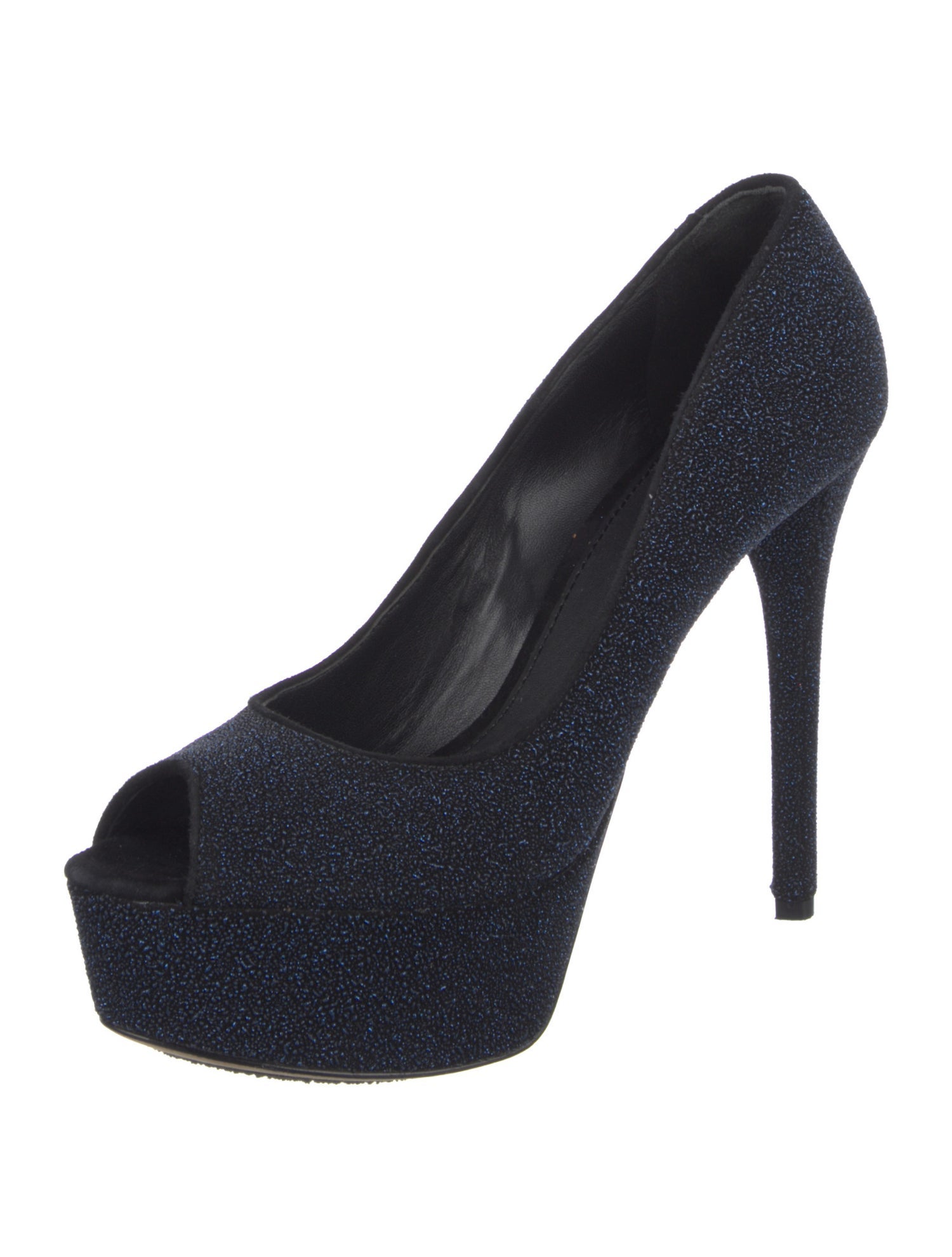 Brian Atwood Glitter Glitter Accents Pumps