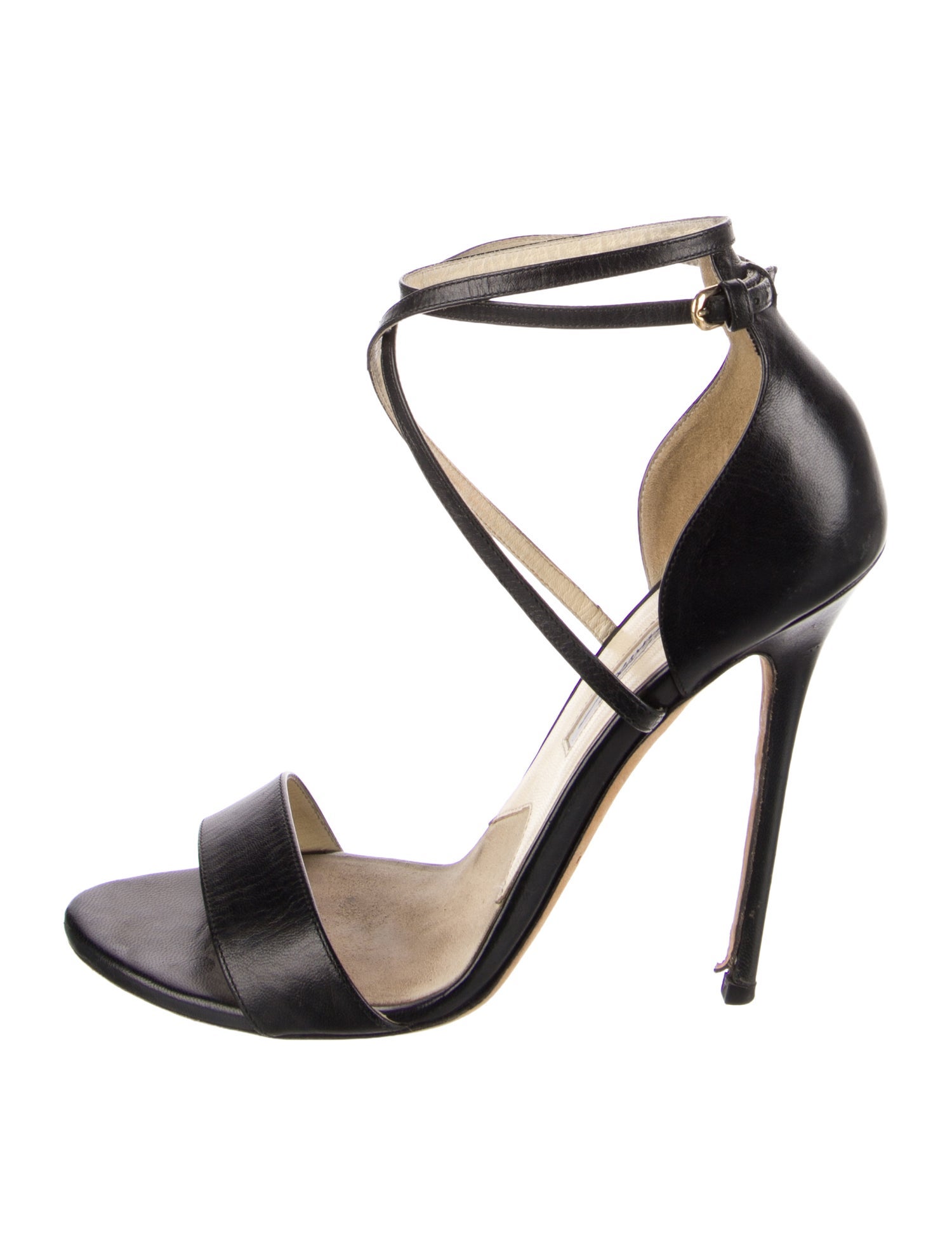 Brian Atwood Leather Sandals