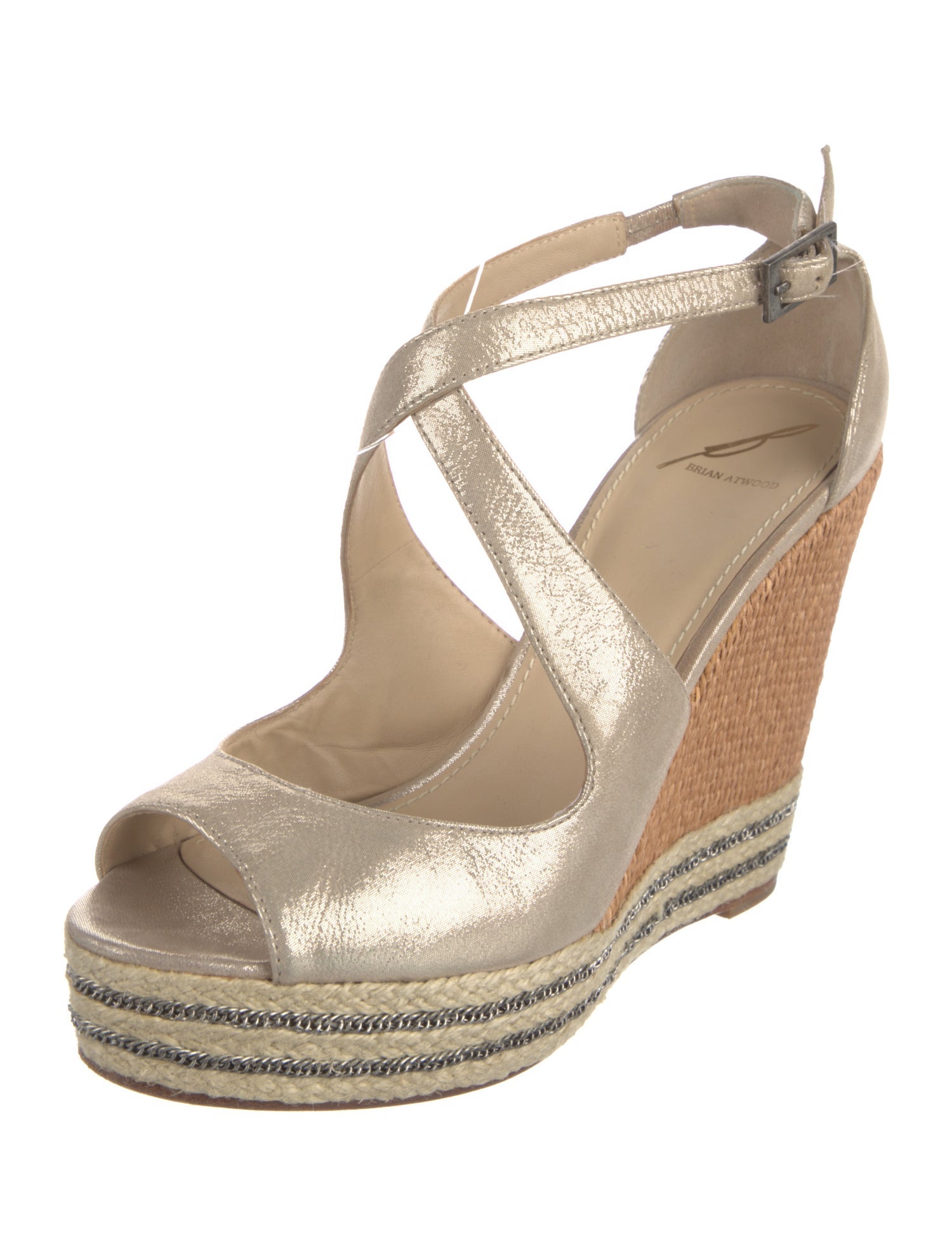 Brian Atwood Patent Leather D'Orsay Pumps