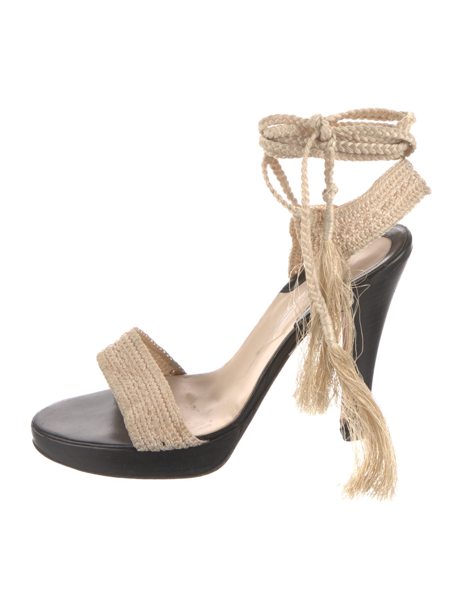 Brian Atwood Leather Sandals