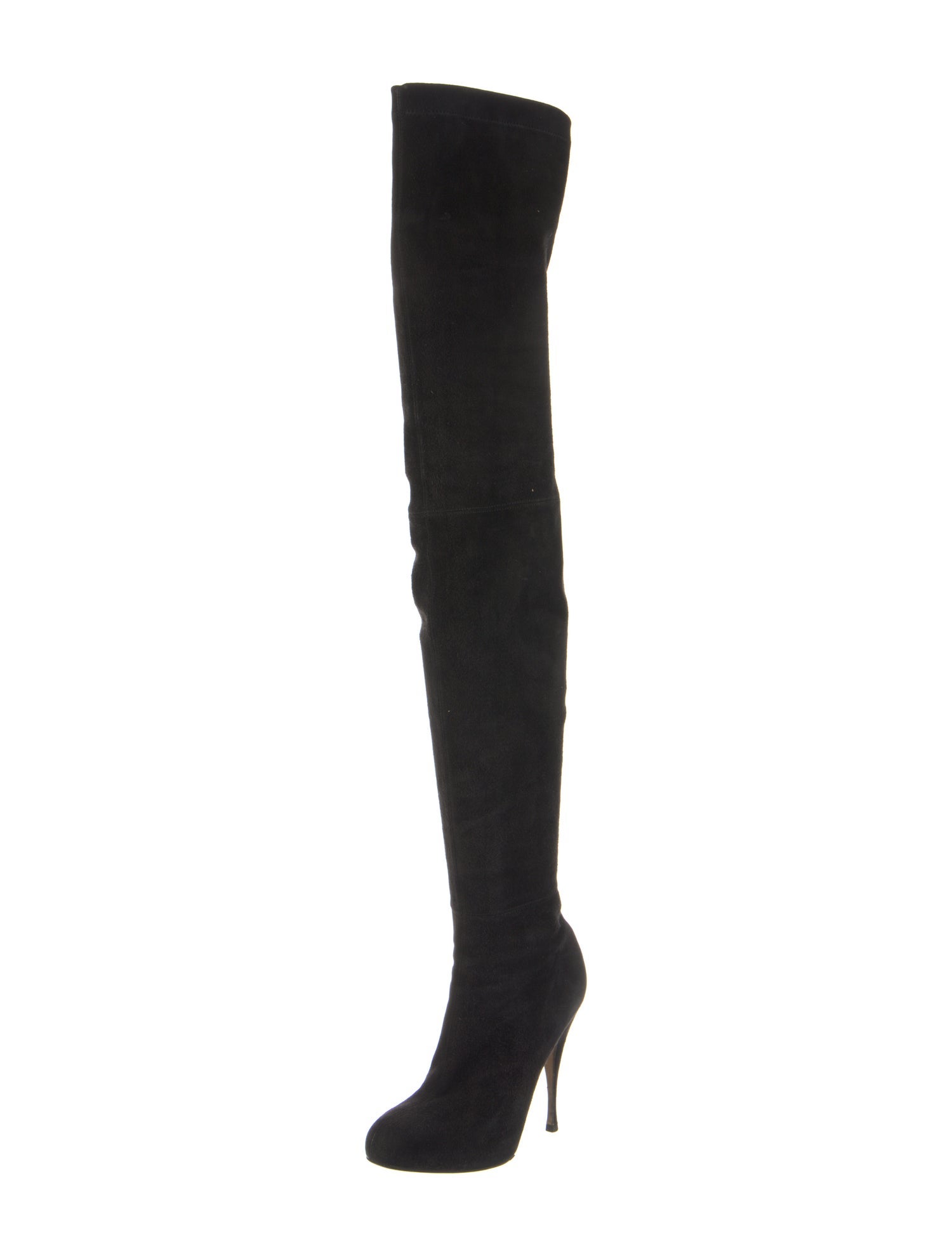 Brian Atwood Suede Sock Boots