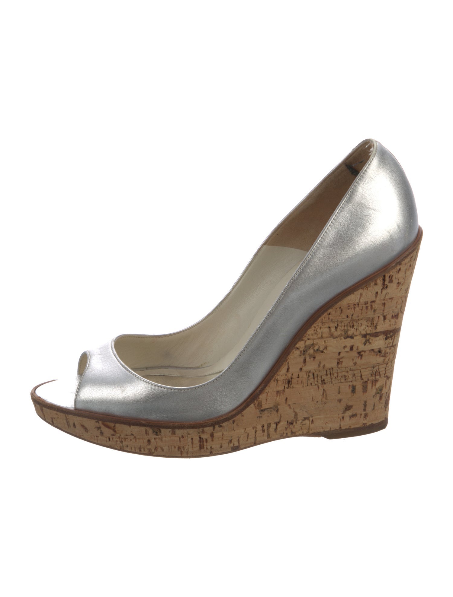 Brian Atwood Leather Colorblock Pattern Pumps