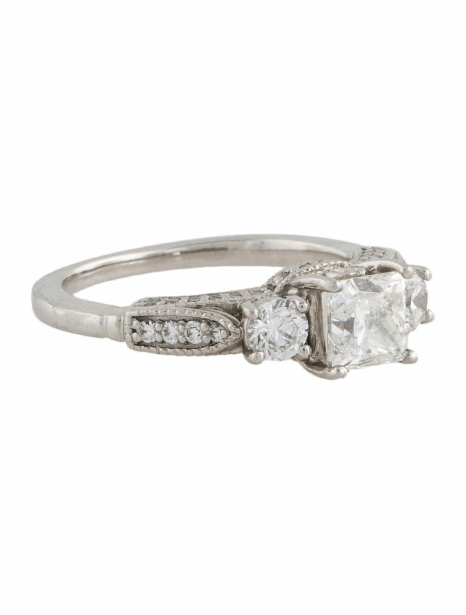 Brilliant Earth Platinum 1.00ct Diamond Three-Stone Engagement Ring