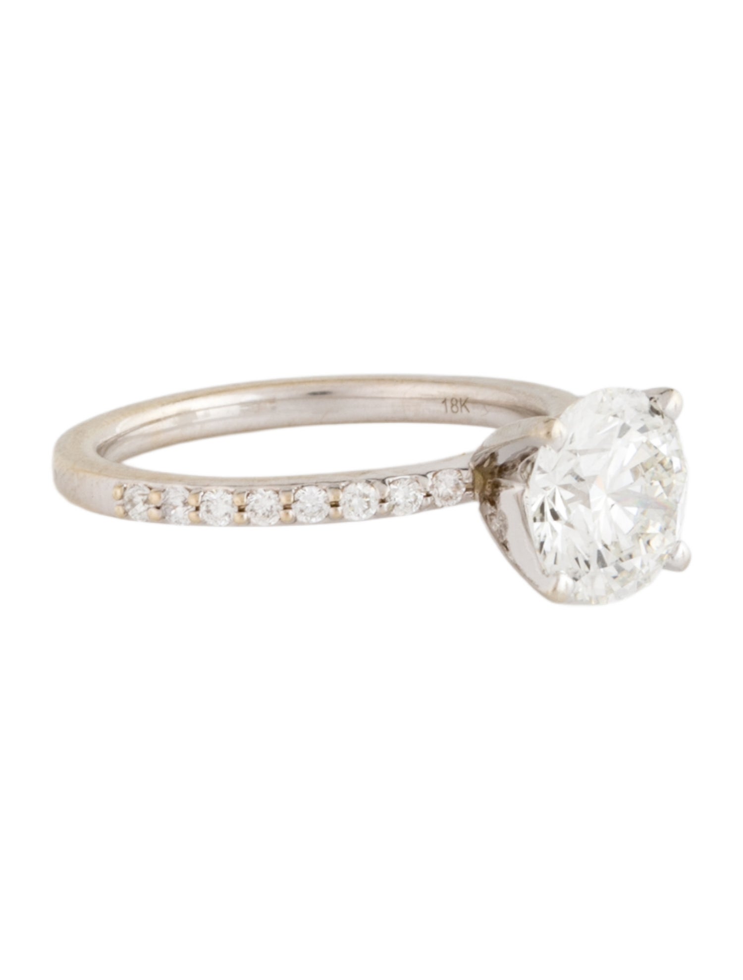 Brilliant Earth 2.13ct Lab-Grown Diamond Petite Shared Prong Half Coverage Ring