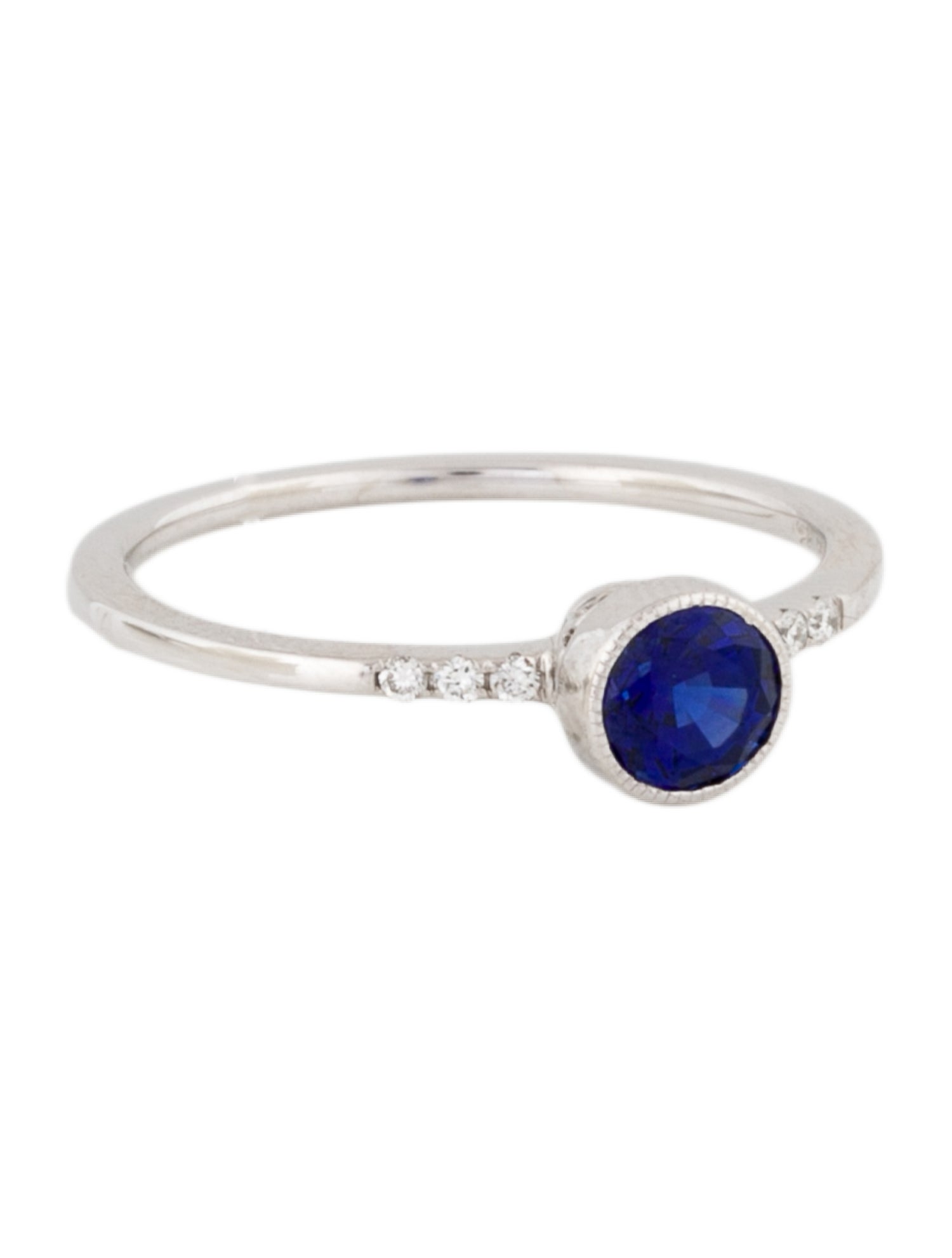 Brilliant Earth Lab-Grown Sapphire & Diamond Engagement ring