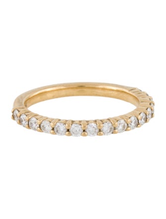 Brilliant Earth 18K Diamond Sienna Half Eternity Band Ring