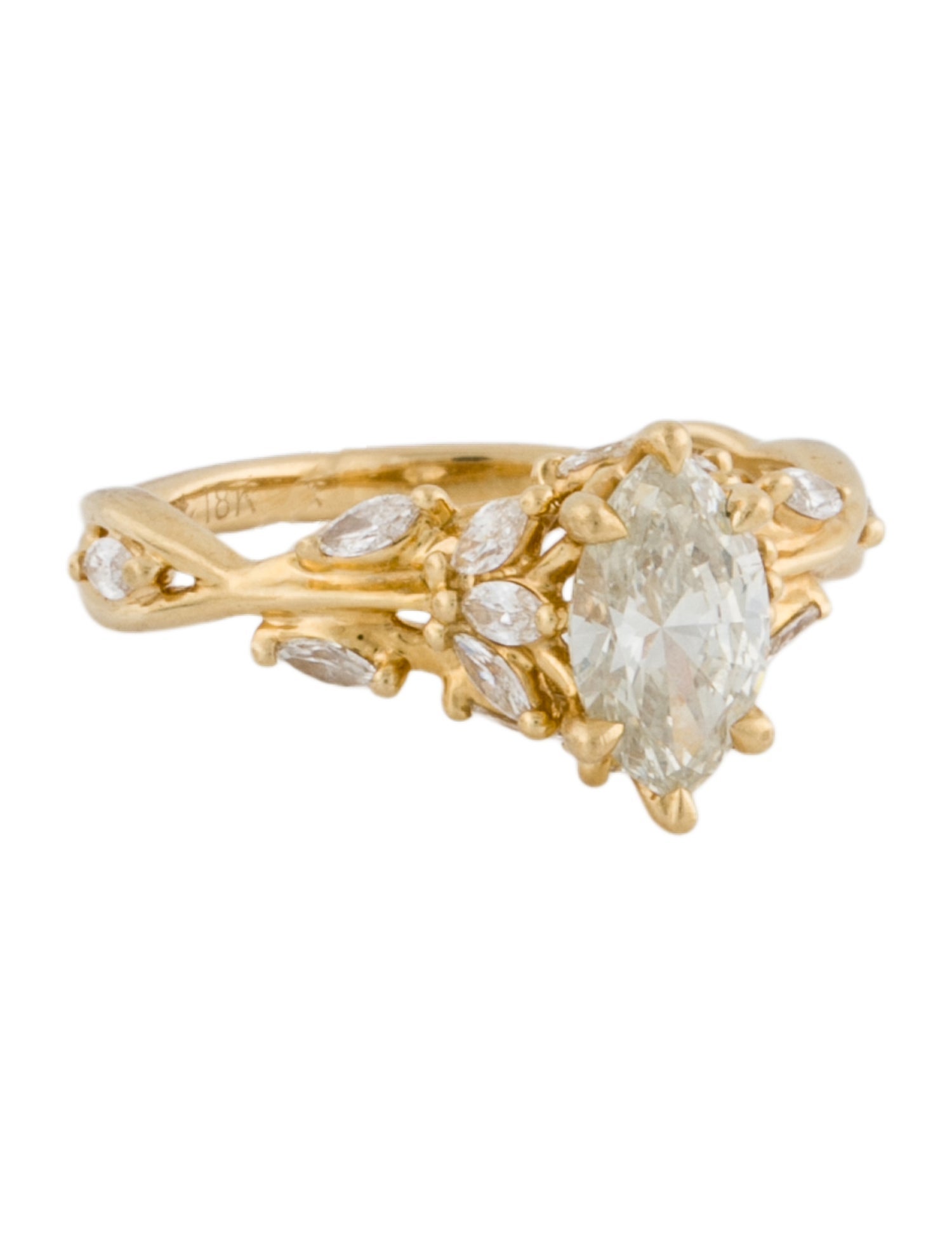 Brilliant Earth 18K Diamond Secret Garden Ring