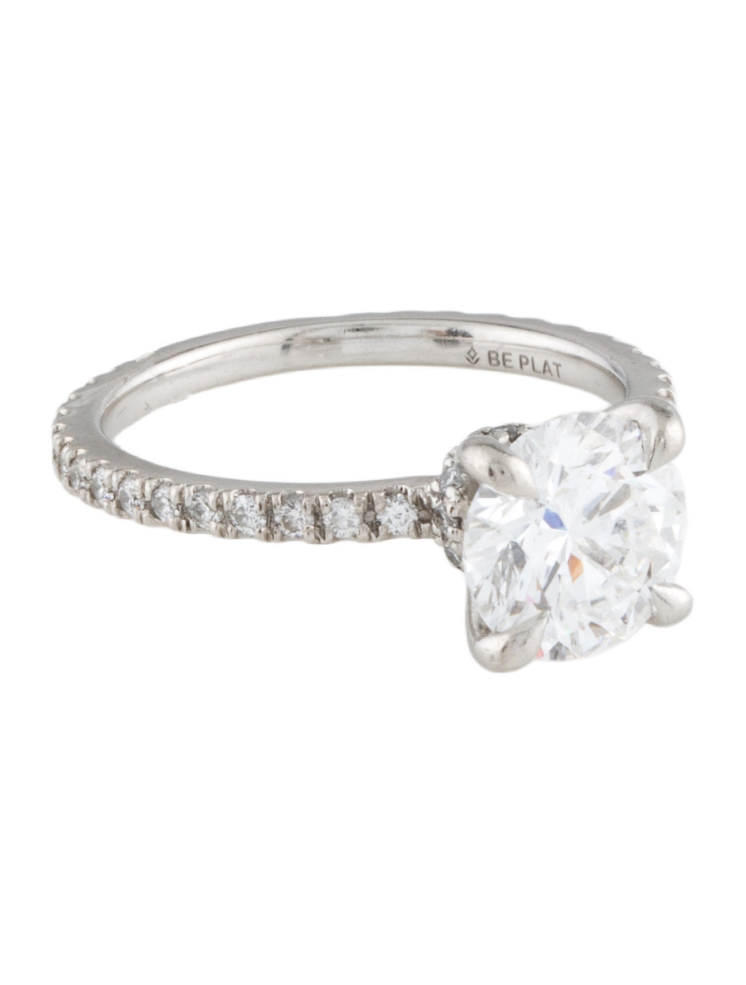 Brilliant Earth Platinum 1.88ctw Lab-Grown Diamond Engagement Ring