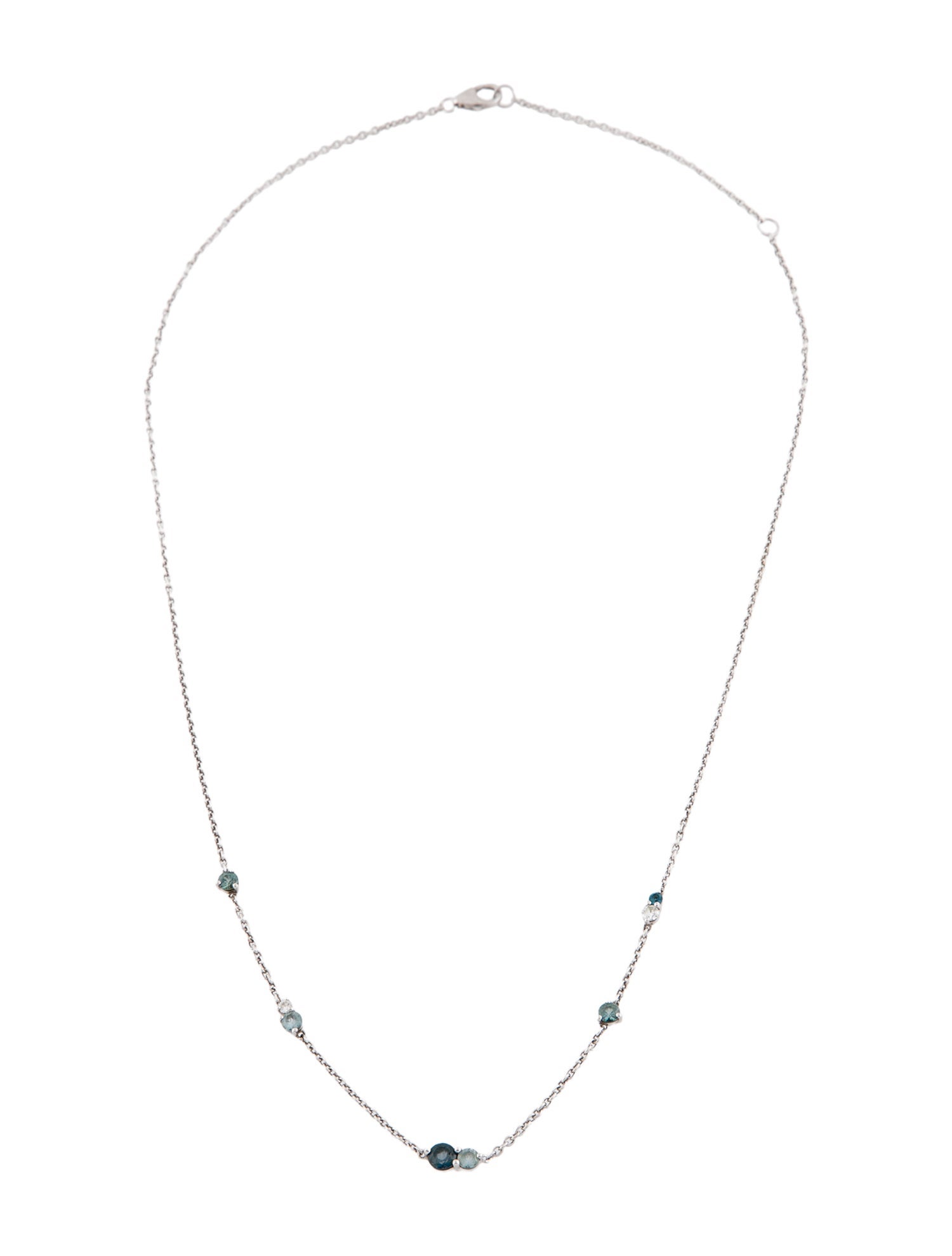 Brilliant Earth Multistone & Diamond Marina Station Necklace