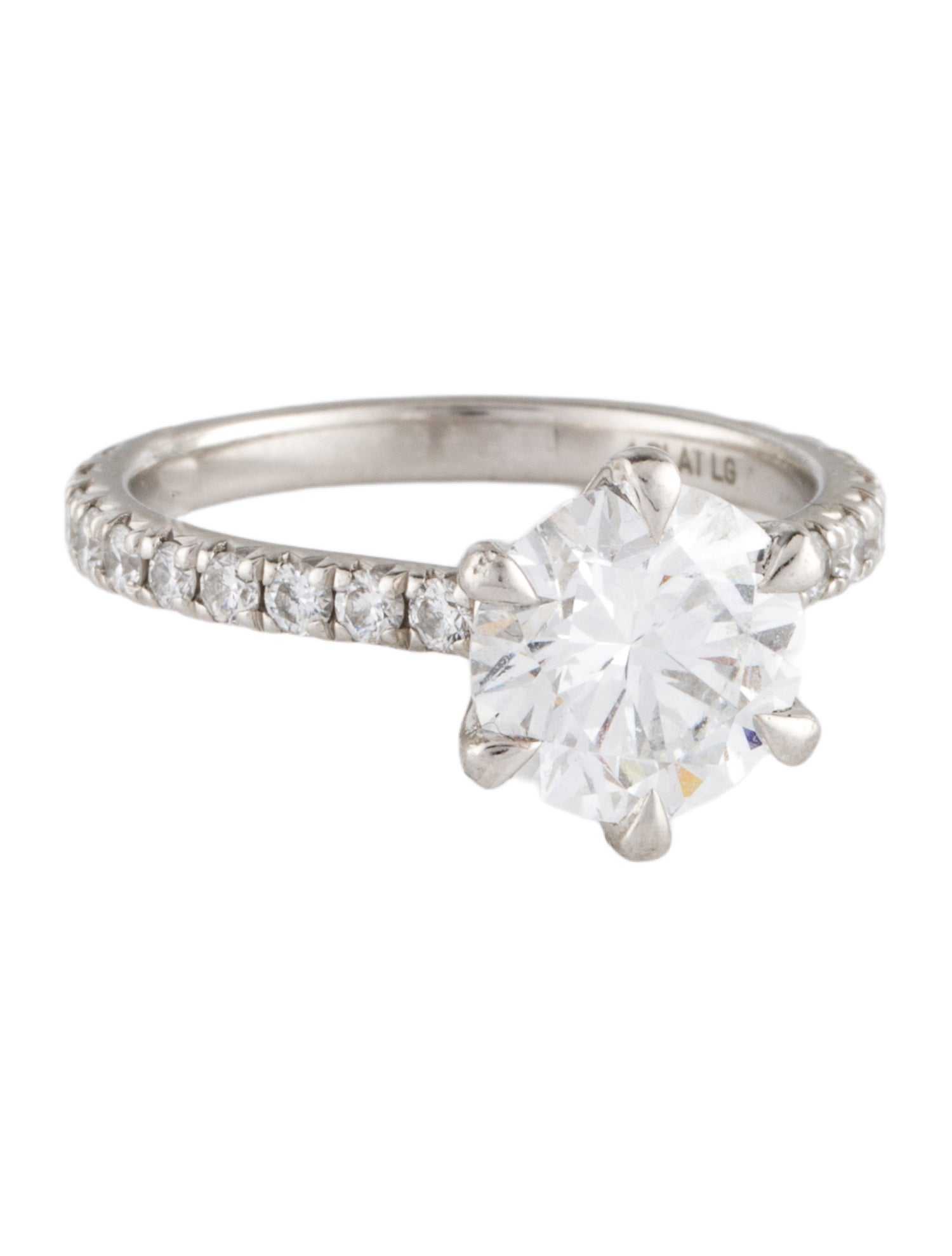 Brilliant Earth Platinum 3.13ct Lab-Grown Diamond Engagement Ring