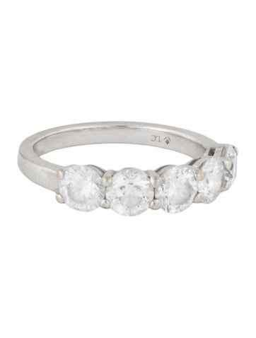 Pre-owned Brilliant Earth 18k Lab-grown Diamond Five Stone Ring In Multi