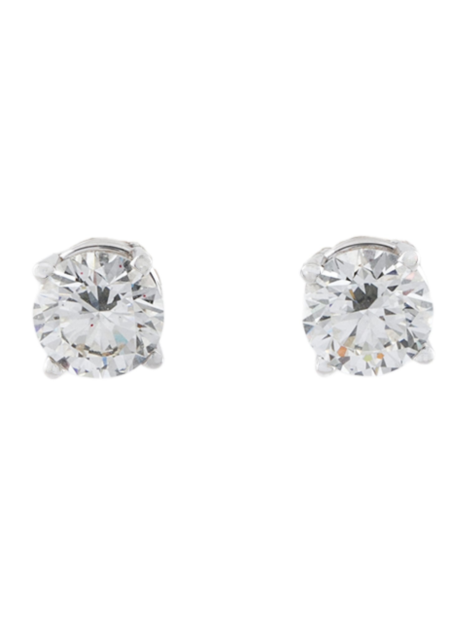 Brilliant Earth 18K 3.00ctw Lab-Grown Diamond Perfect 4-Prong Stud Earrings
