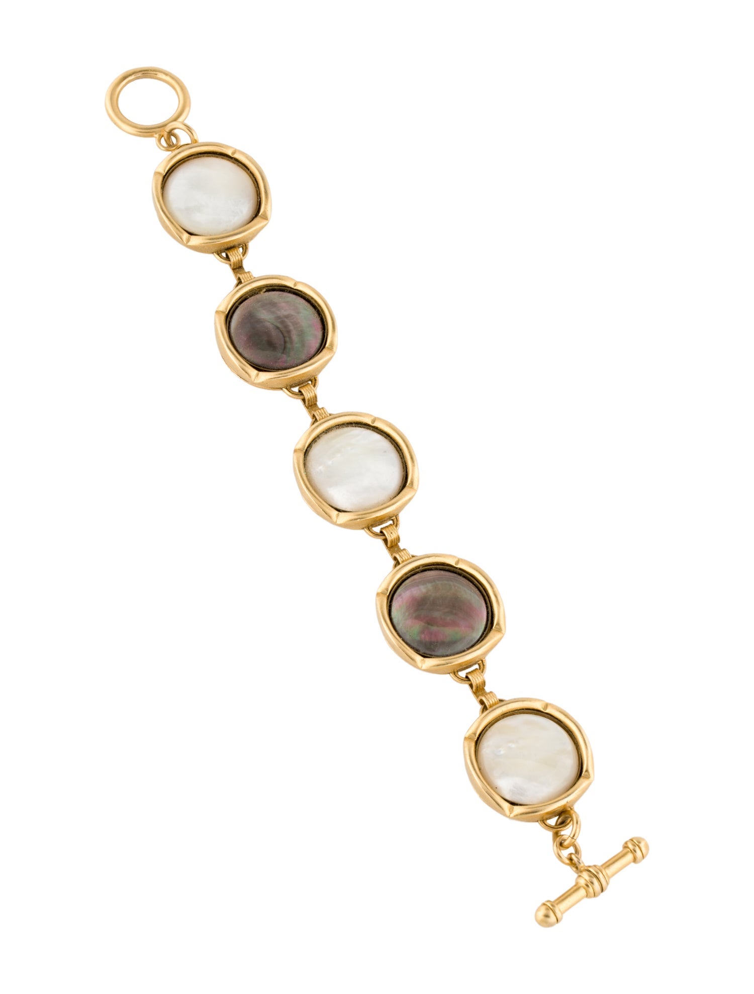 Brinker & Eliza Mother of Pearl Link Bracelet