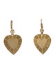 Brinker & Eliza The Best Is Yet To Come Huggie Heart Earrings