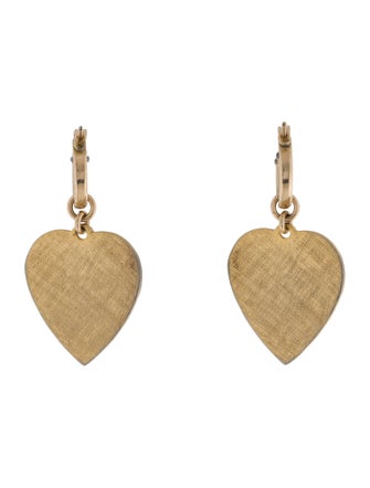 Brinker & Eliza The Best Is Yet To Come Huggie Heart Earrings