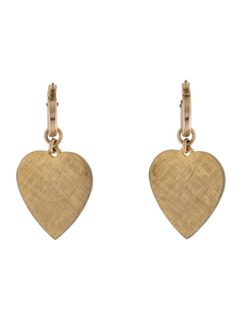 Brinker & Eliza The Best Is Yet To Come Huggie Heart Earrings