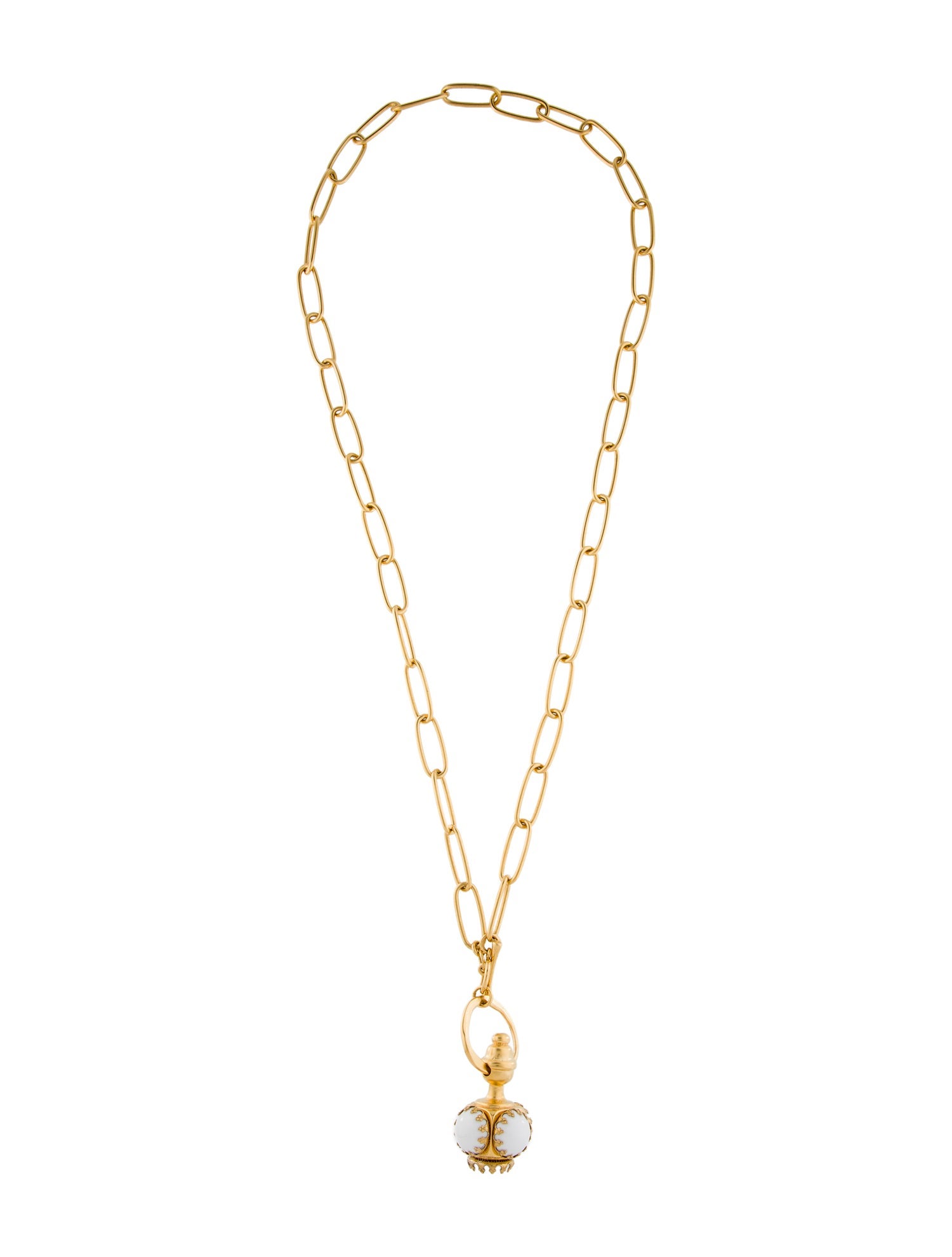 Brinker & Eliza Glass Cabochons Crosby Pendant Necklace