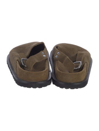 Birkenstock x Jil Sander Suede Slingback Flats