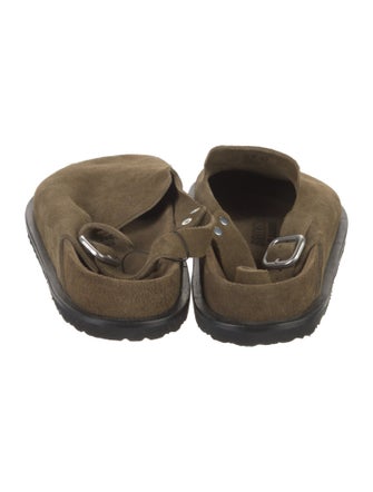 Birkenstock x Jil Sander Suede Slingback Flats