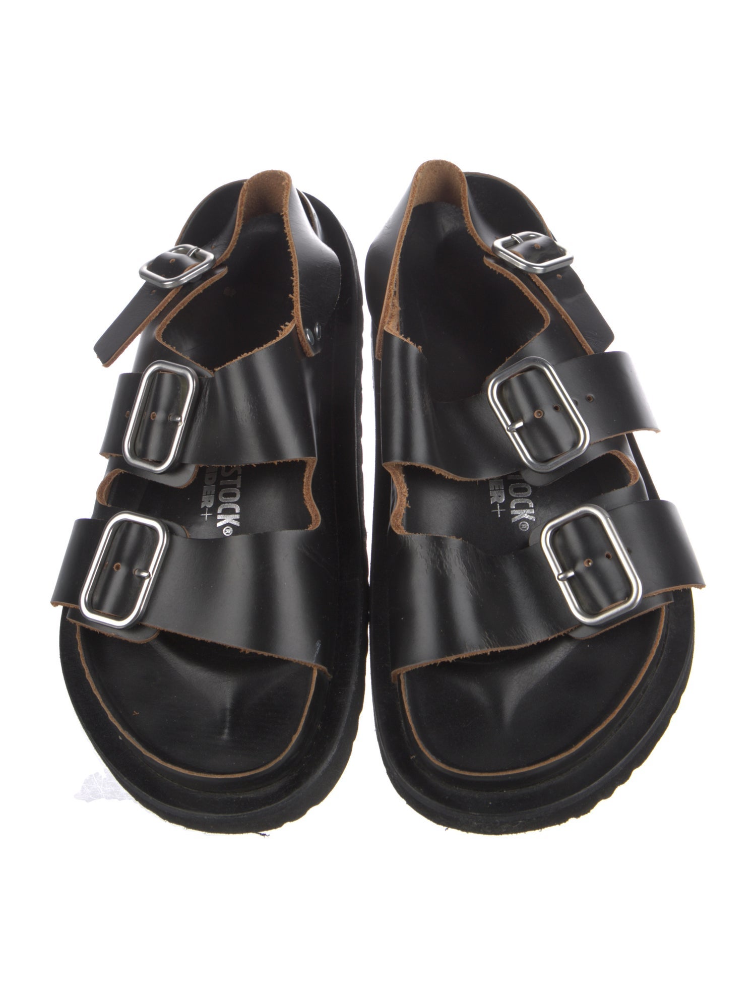 Birkenstock x Jil Sander Leather Sandals - Black Sandals, Shoes