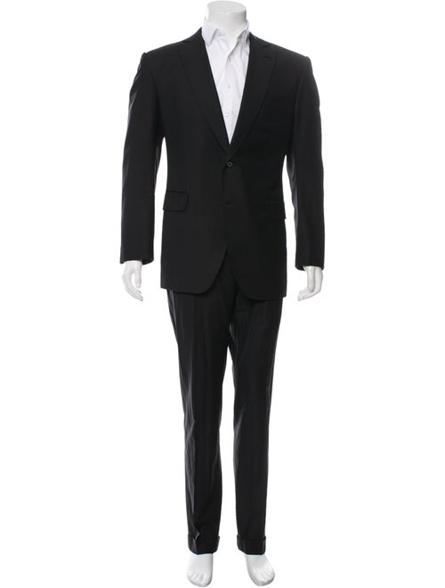 Berluti Two-Piece Pinstripe Suit black
