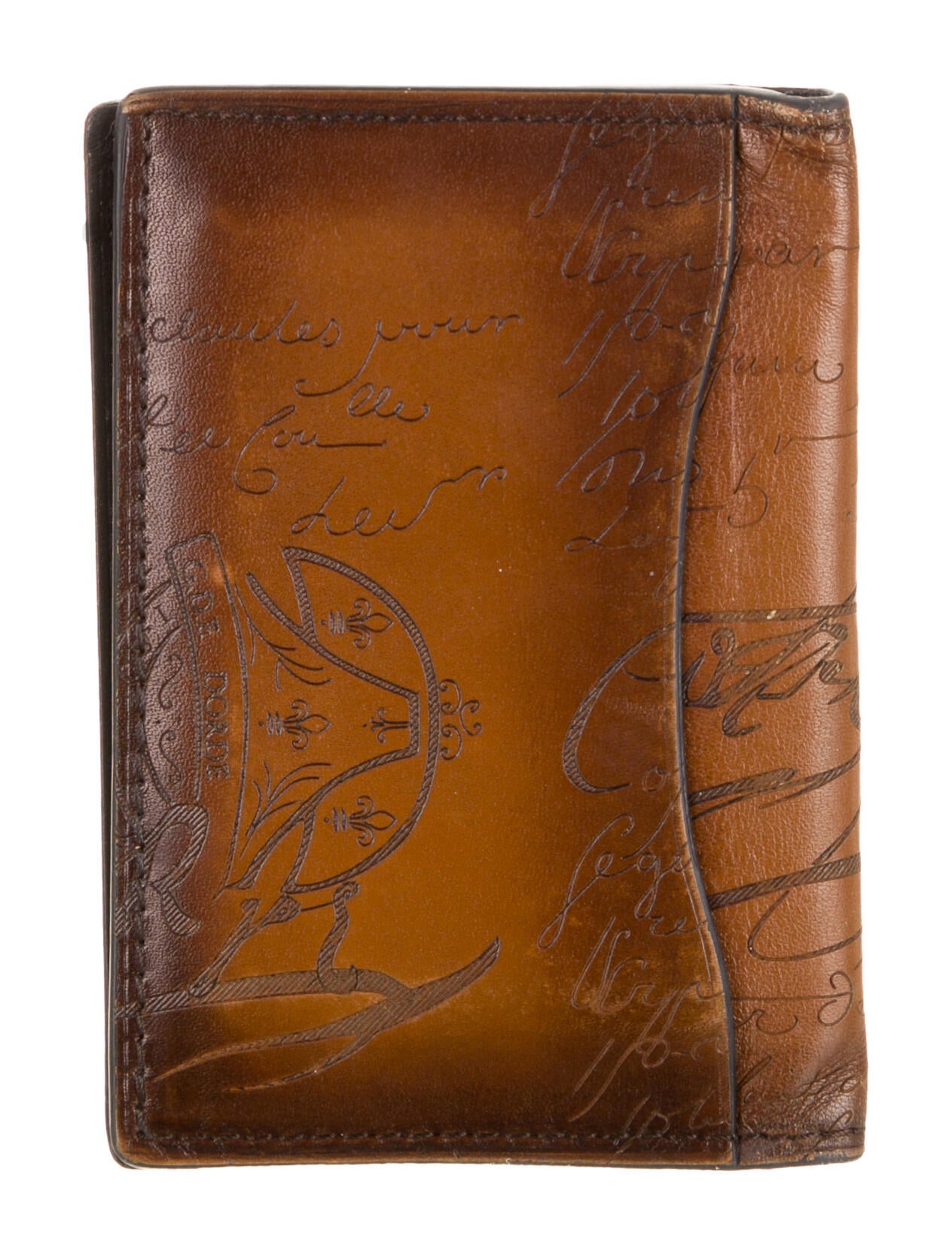 Berluti Leather Wallet - Brown Wallets, Accessories - BRL26598