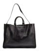 Berluti Solid Leather Tote Bag