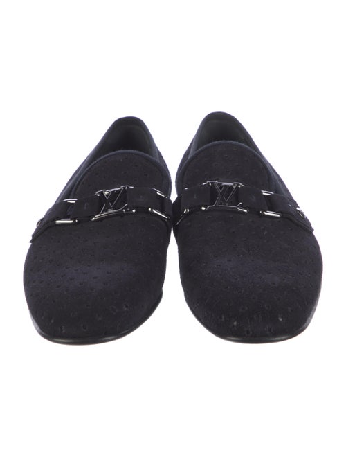 Louis Vuitton LV Monogram Suede Loafers