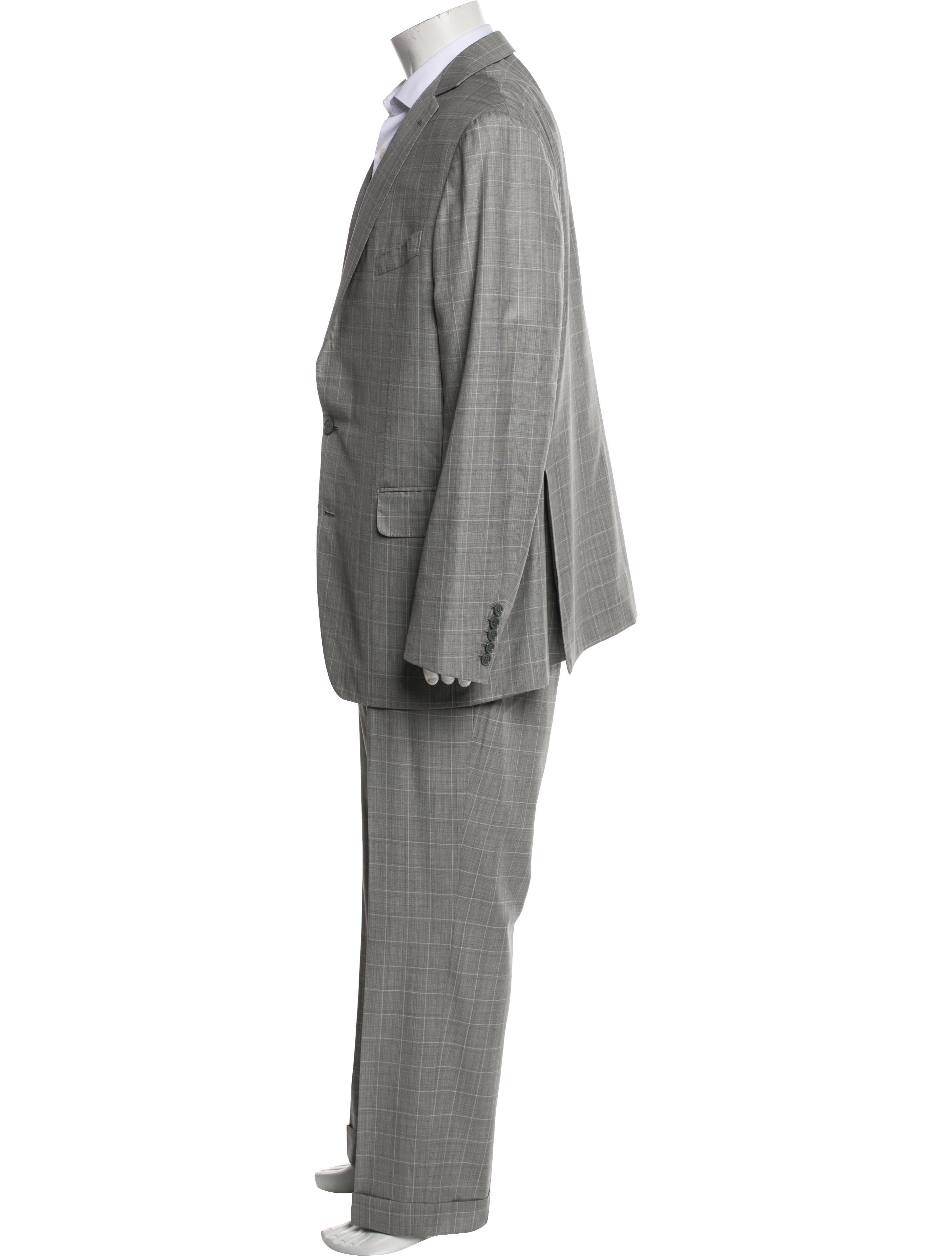 Berluti Plaid Print Two-Piece Blazer