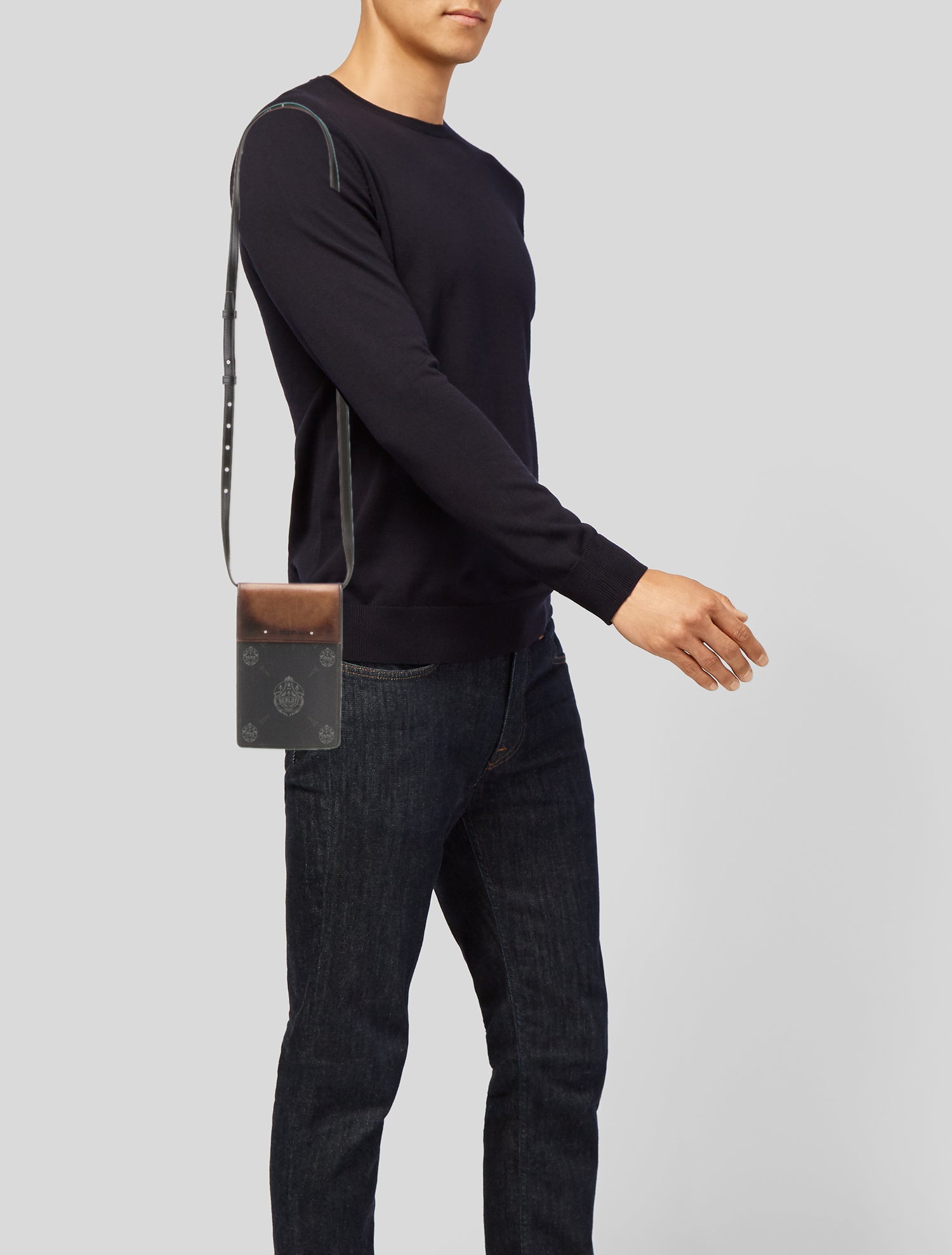 Berluti Leather Crossbody Bag