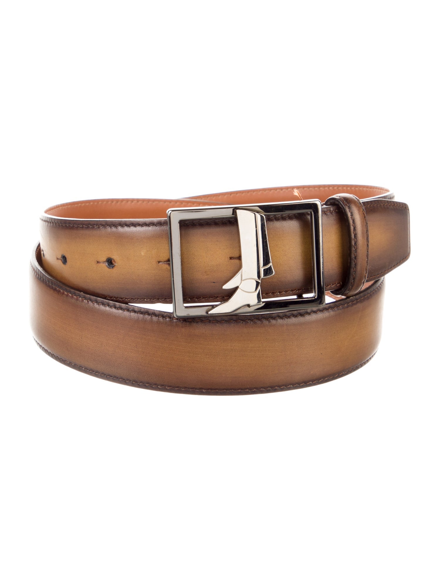 Berluti Leather Waist Belt