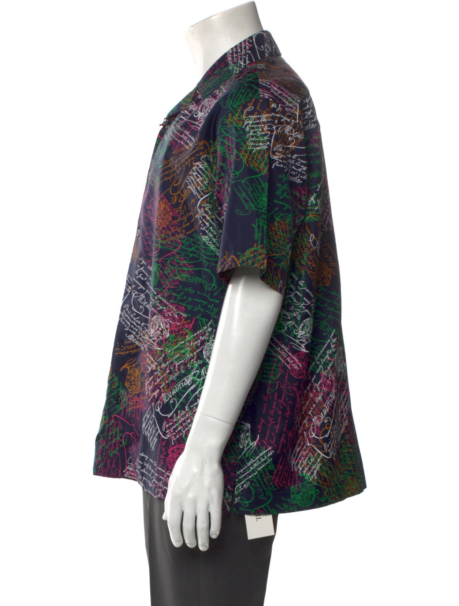 Berluti Silk Floral Print Shirt w/ Tags