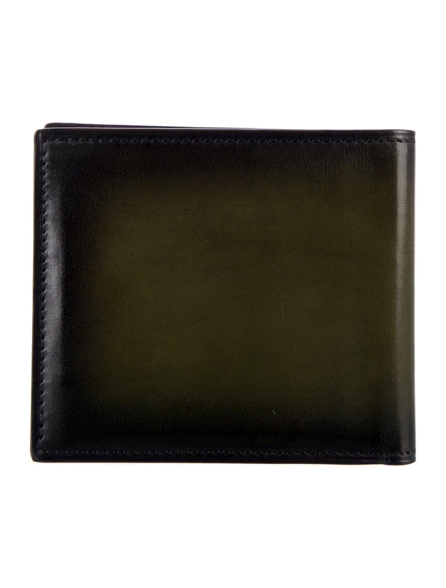 Berluti Leather Printed Bifold Wallet