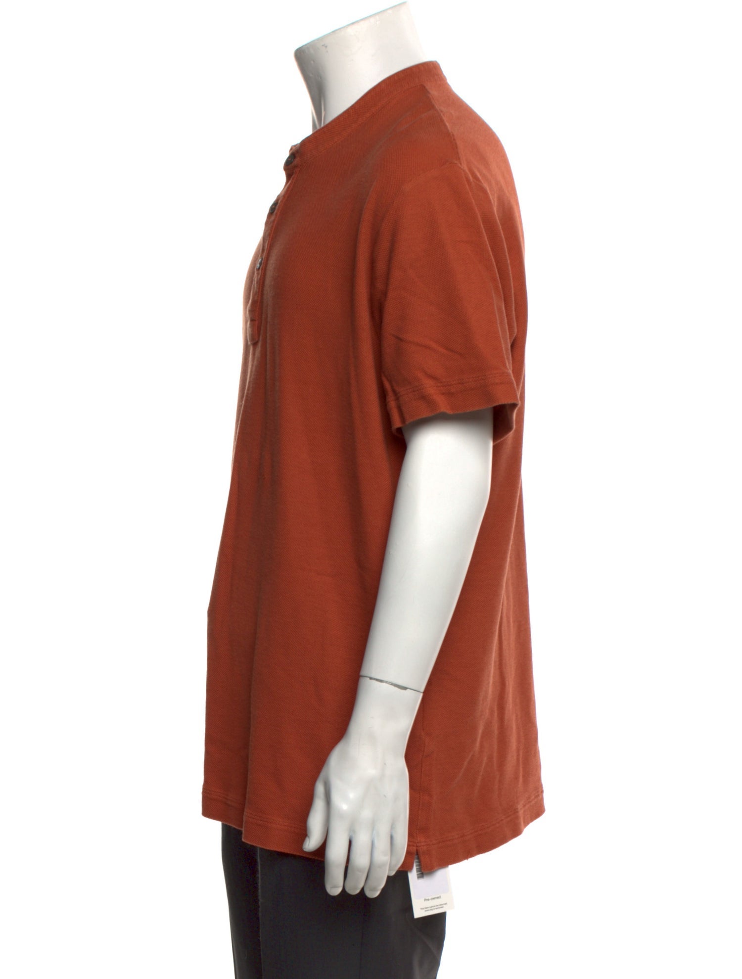 Berluti Mock Neck Short Sleeve Polo Shirt