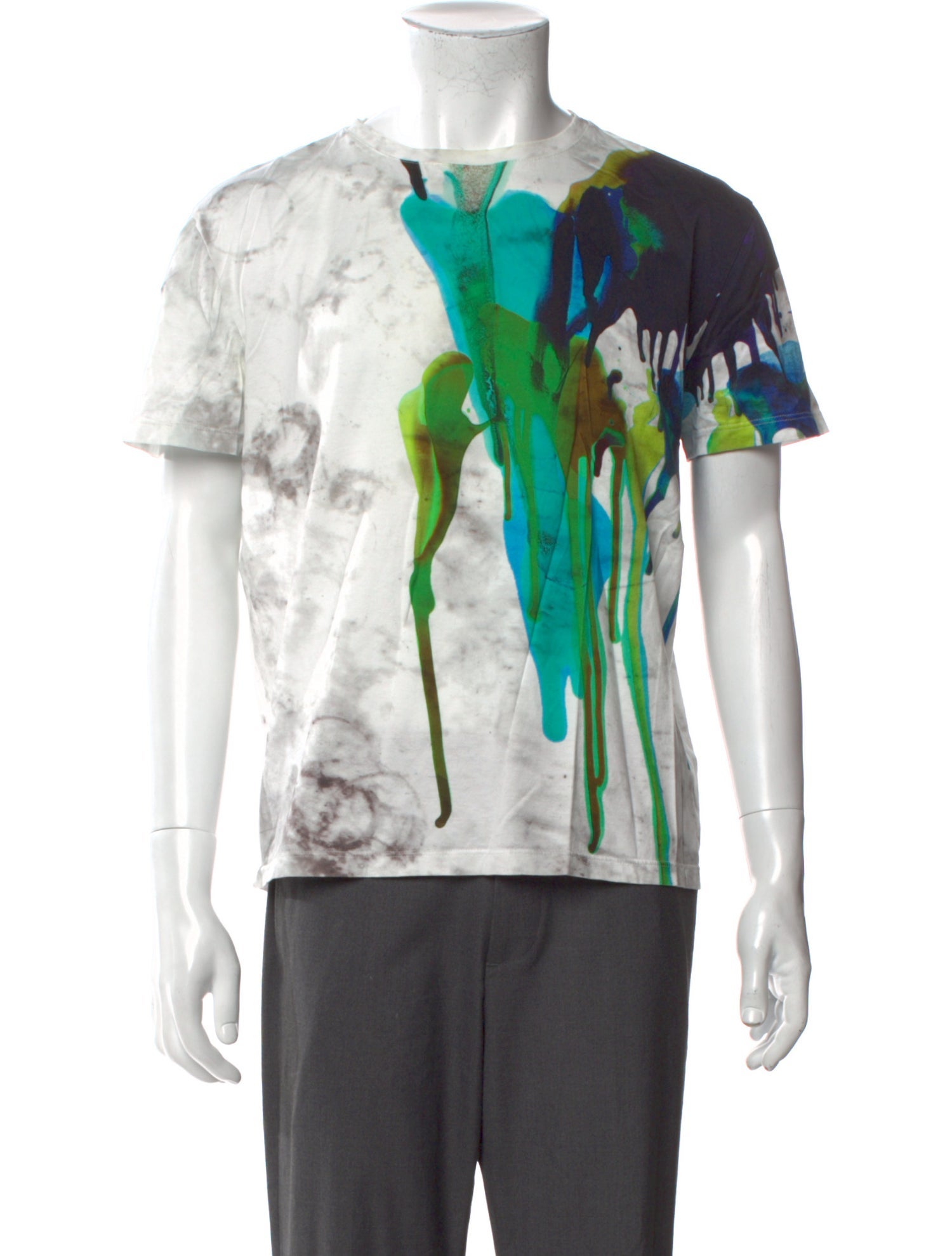 Berluti Graphic Print Crew Neck T-Shirt