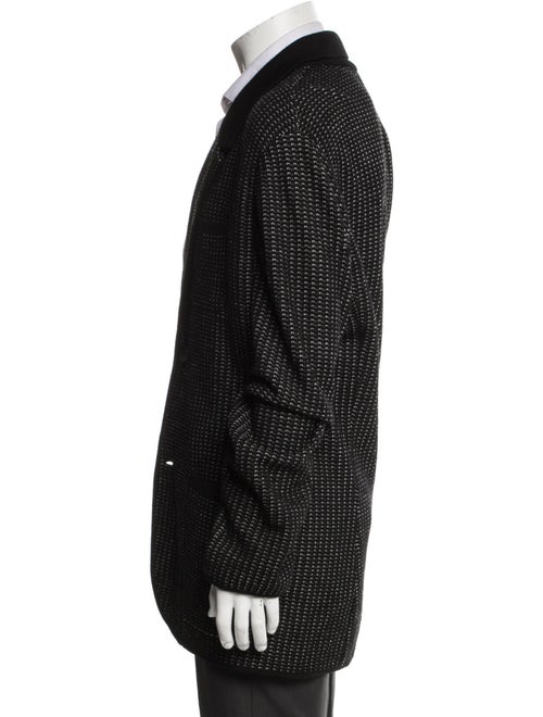 Berluti Wool Houndstooth Print Blazer