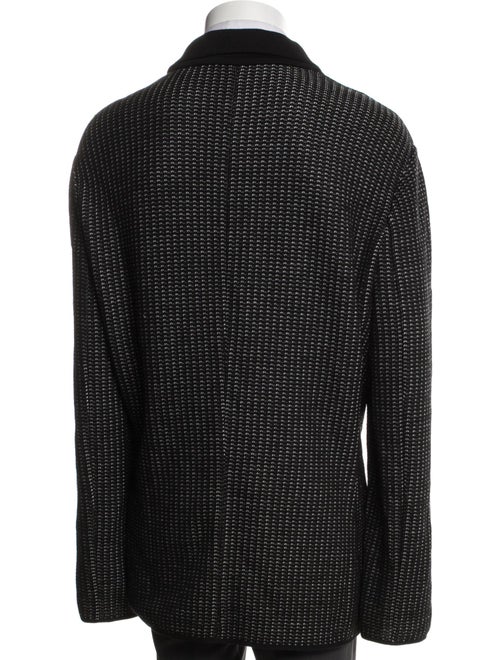 Berluti Wool Houndstooth Print Blazer