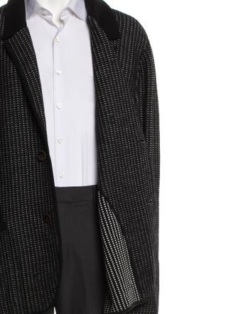 Berluti Wool Houndstooth Print Blazer