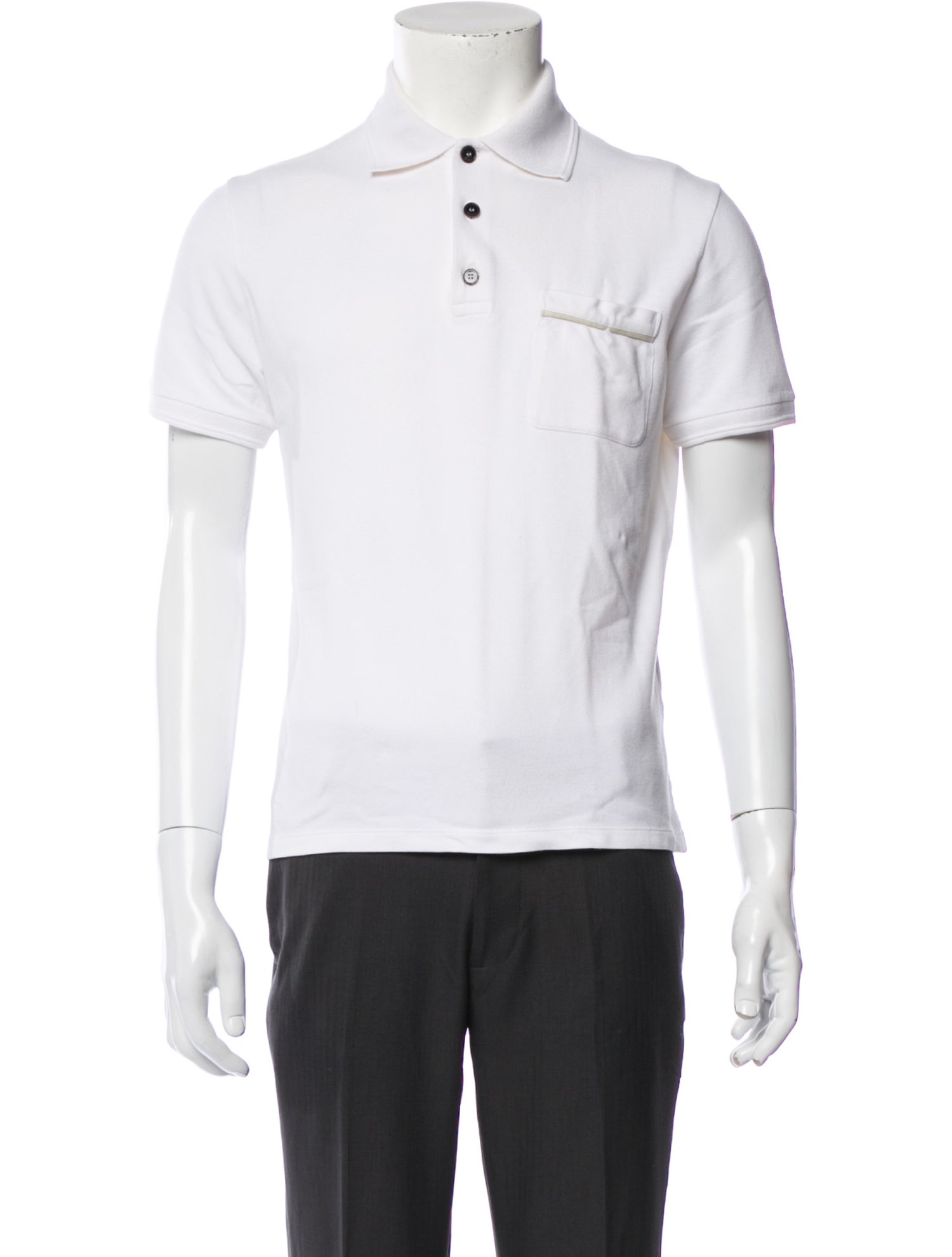 Berluti V-Neck Short Sleeve Polo Shirt