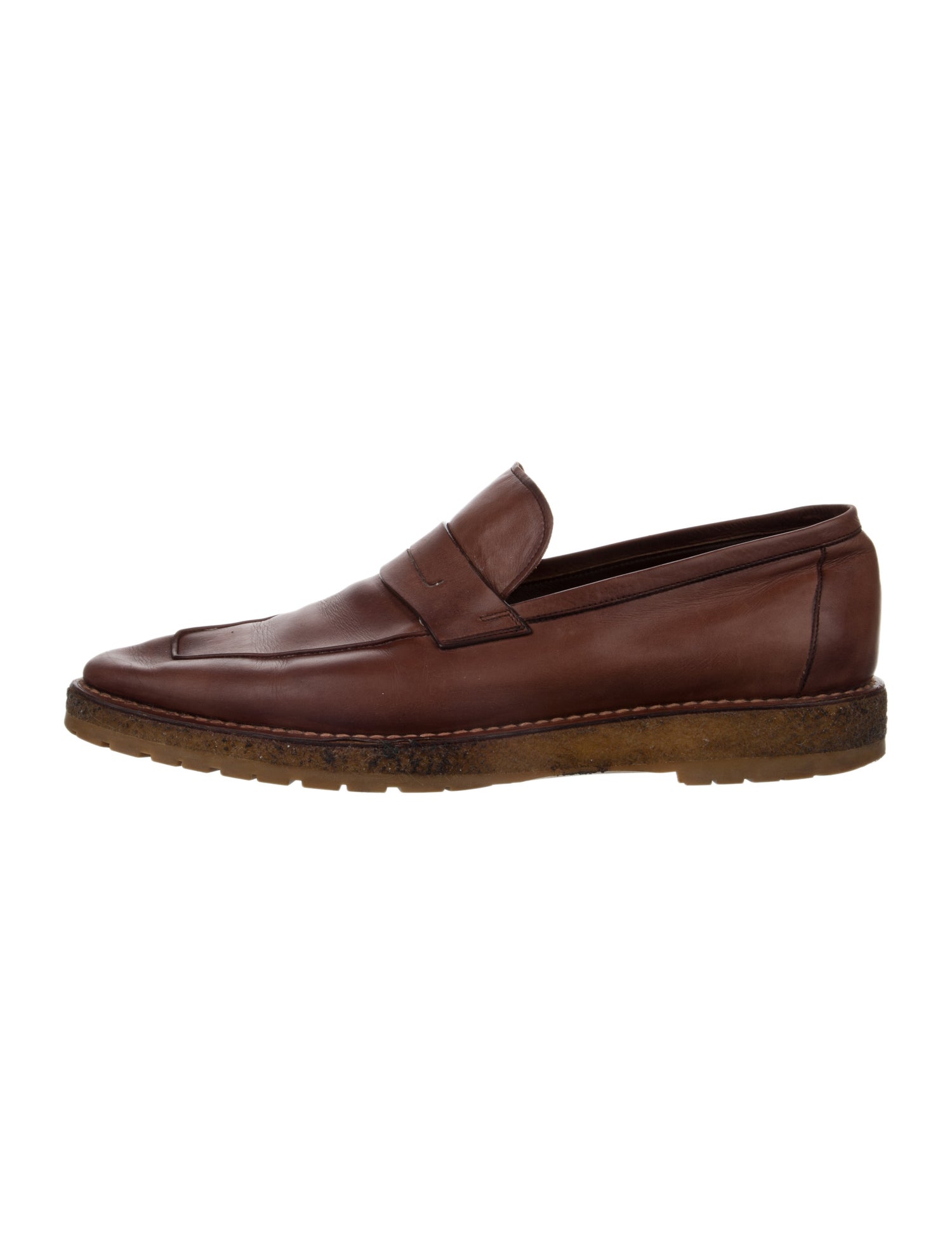 Berluti Leather Dress Loafers