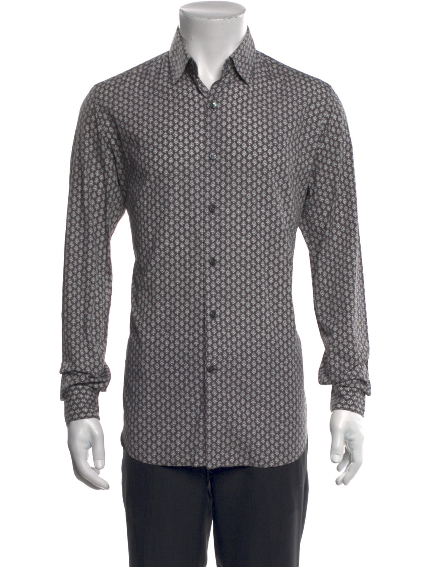 Berluti Printed Long Sleeve Shirt